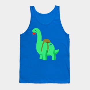 Back to School Apatosaurus Tank Top